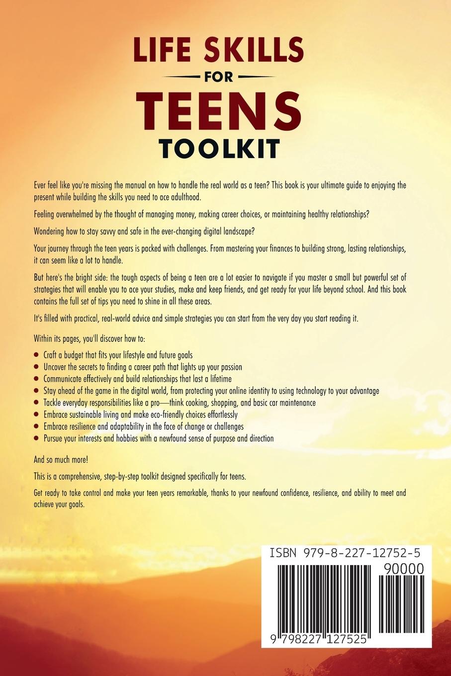 Rückseitencover Life Skills for Teens Toolkit