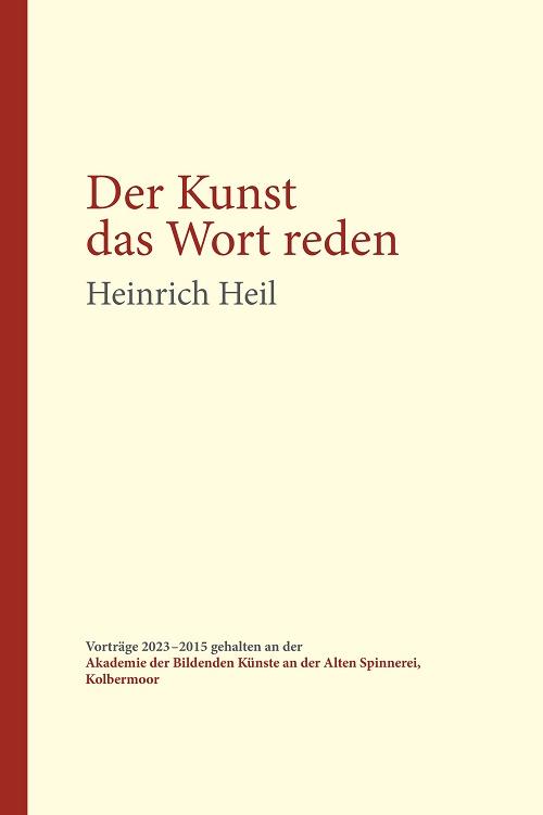 Vorderes Coverbild Der Kunst das Wort reden