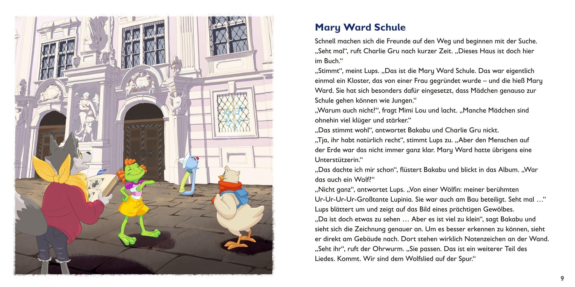 Beispielinhalt (Bild) Bakabu und das Wolfslied von St. Pölten