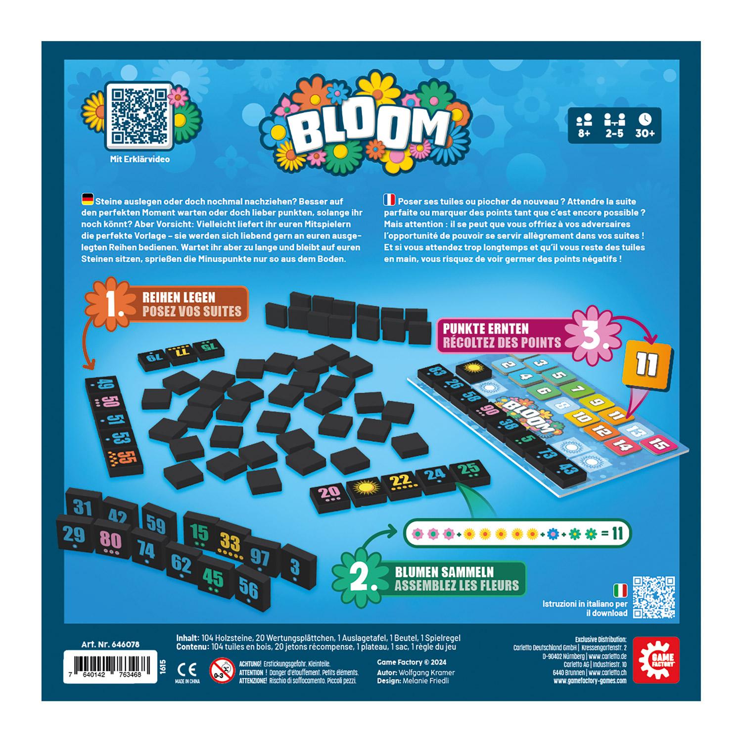 Beispielinhalt (Bild) GAME FACTORY - Bloom