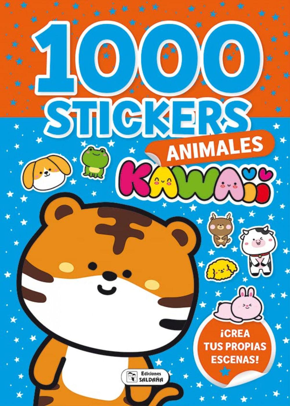 Beispielinhalt (Bild) 1000 stickers kawaii animales