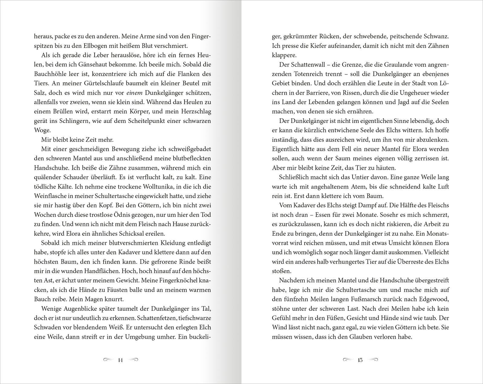 Beispielinhalt (Bild) The North Wind - Reich aus Eis und Schatten (The Four Winds 1)