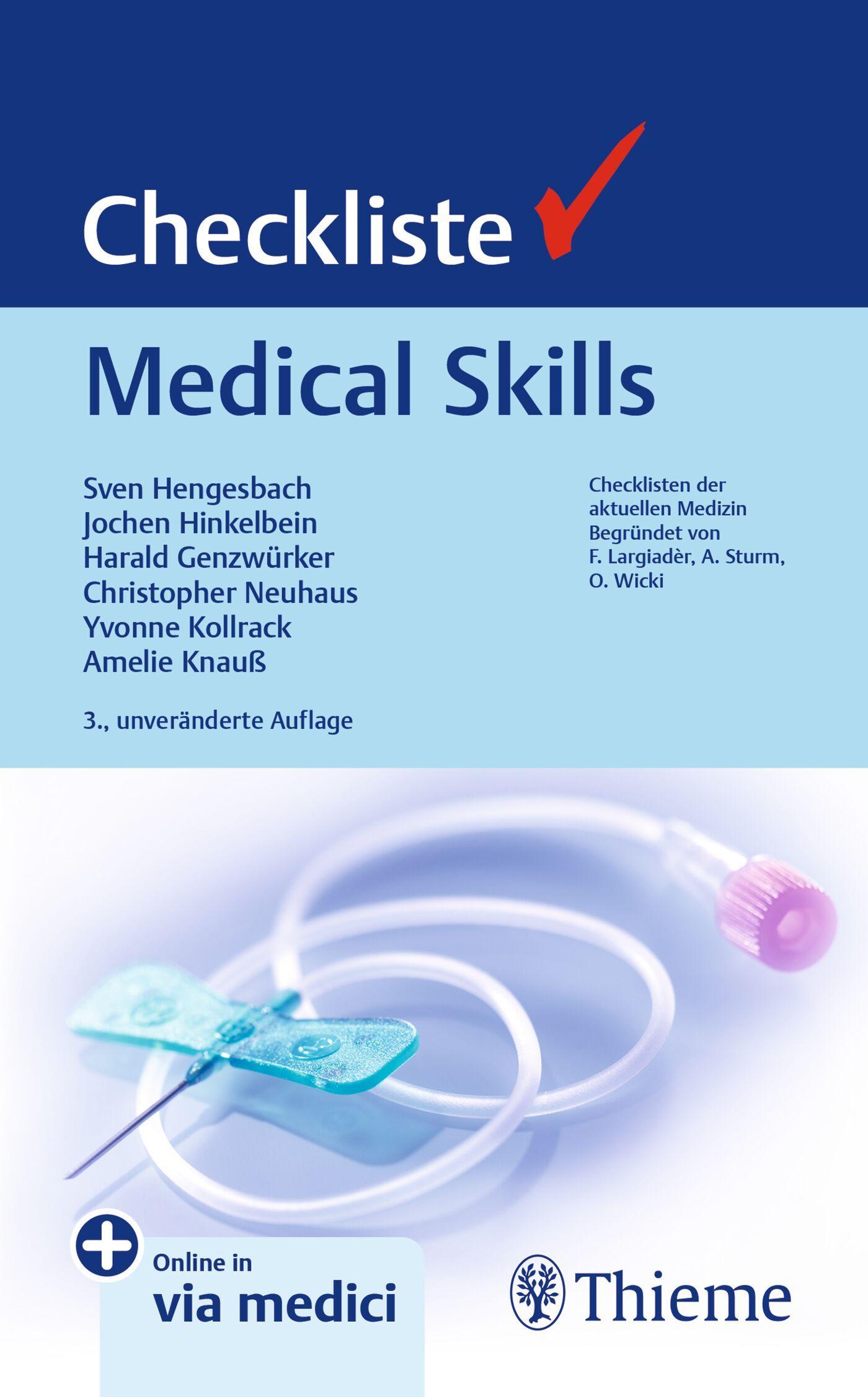 Vorderes Coverbild Checkliste Medical Skills