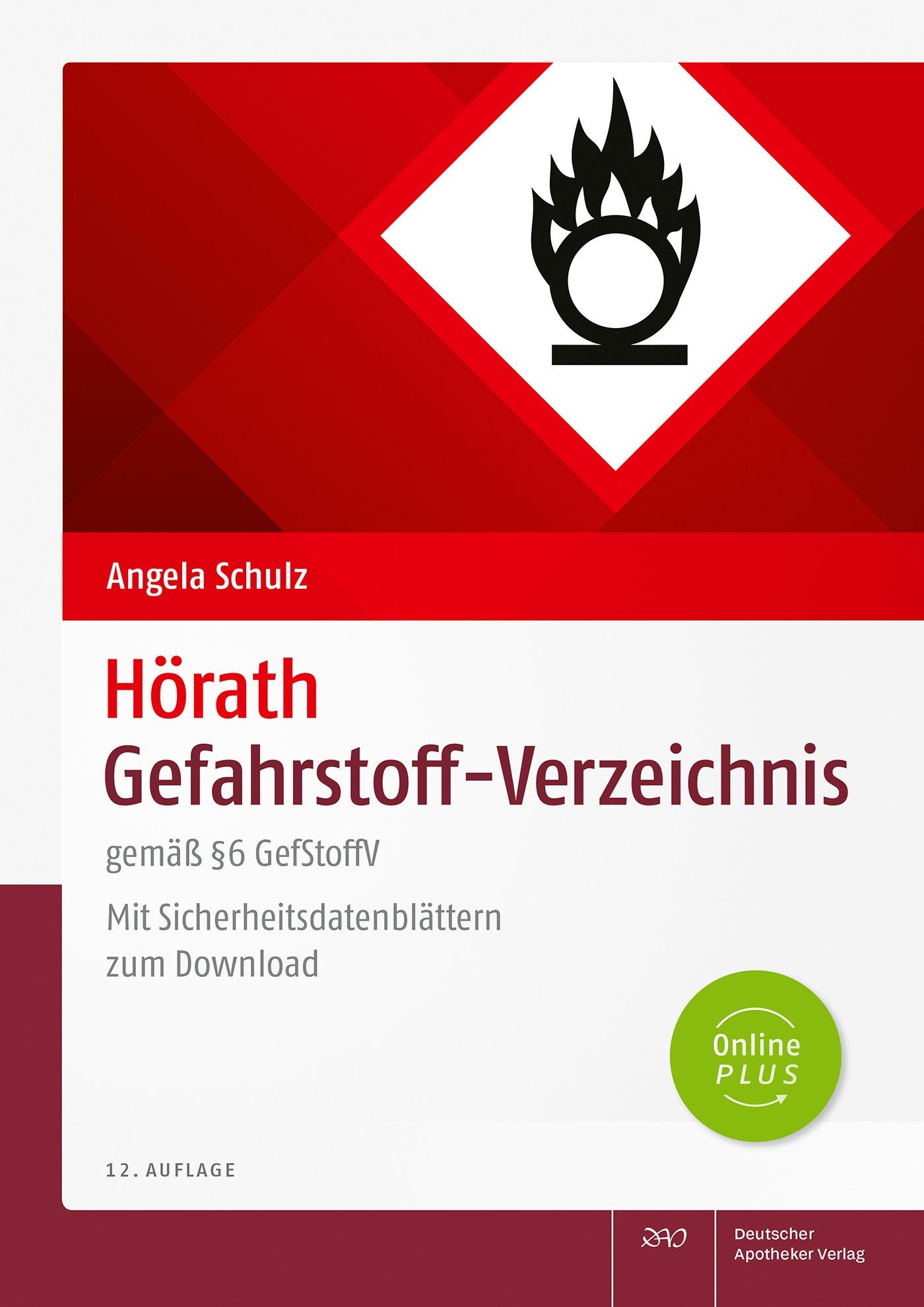 Vorderes Coverbild Hörath Gefahrstoff-Verzeichnis