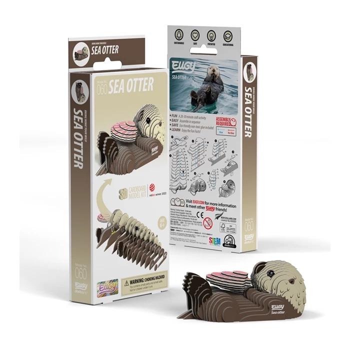 Vorderes Coverbild EUGY - 3D Bastelset Seeotter