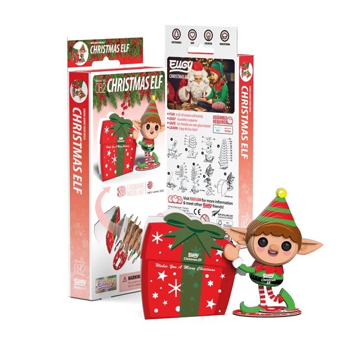 Vorderes Coverbild EUGY - 3D Bastelset Weihnachtself