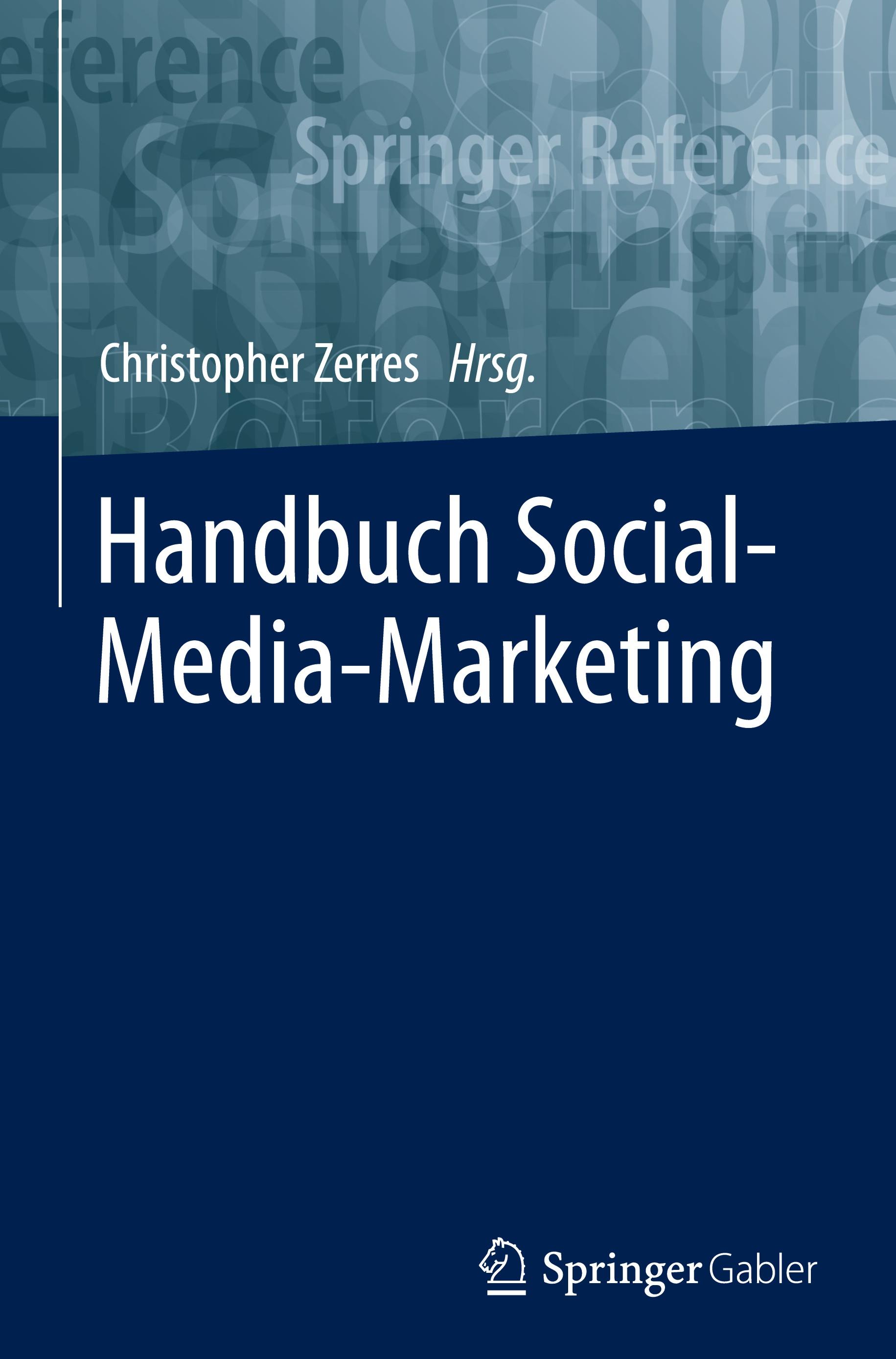 Vorderes Coverbild Handbuch Social-Media-Marketing