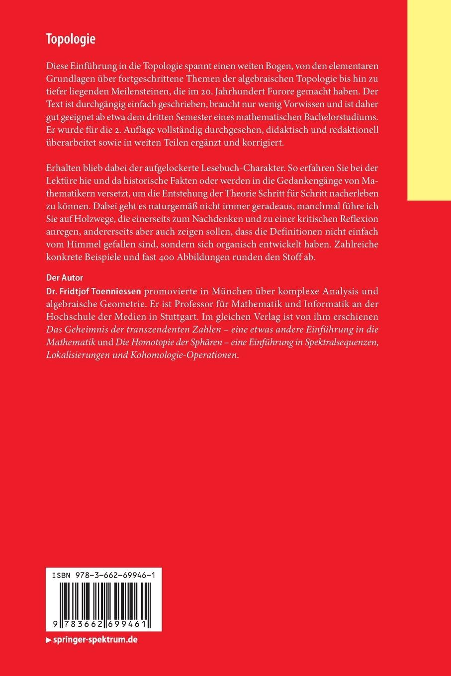 Rückseitencover Topologie