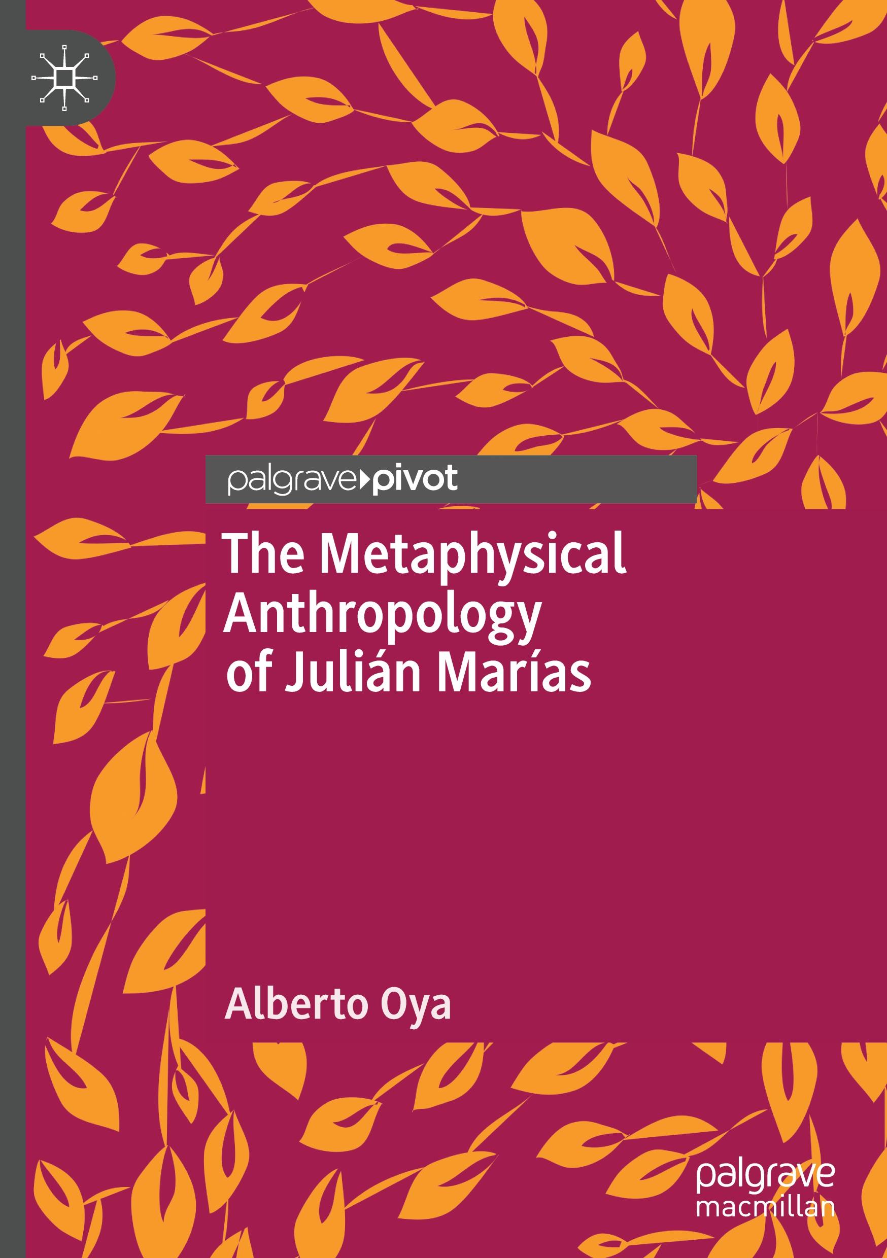 Vorderes Coverbild The Metaphysical Anthropology of Julián Marías