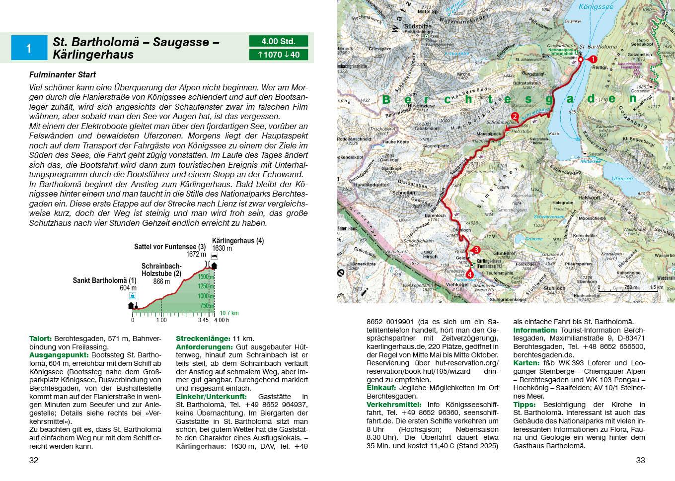 Beispielinhalt (Bild) Alpenüberquerung Berchtesgaden - Lienz