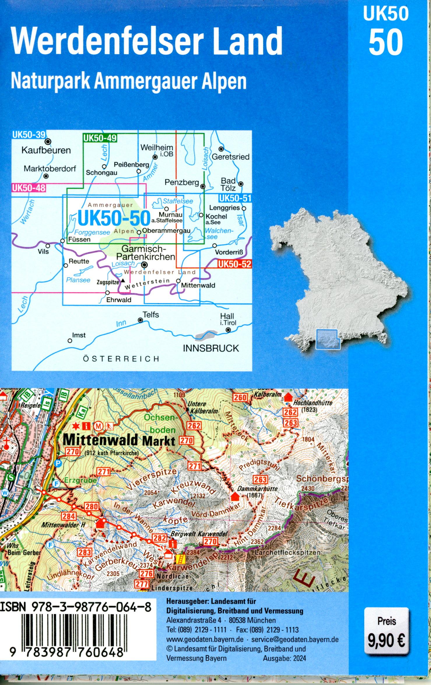 Beispielinhalt (Bild) UK50-50 Werdenfelser Land