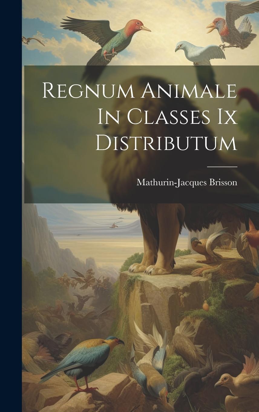 Vorderes Coverbild Regnum Animale In Classes Ix Distributum