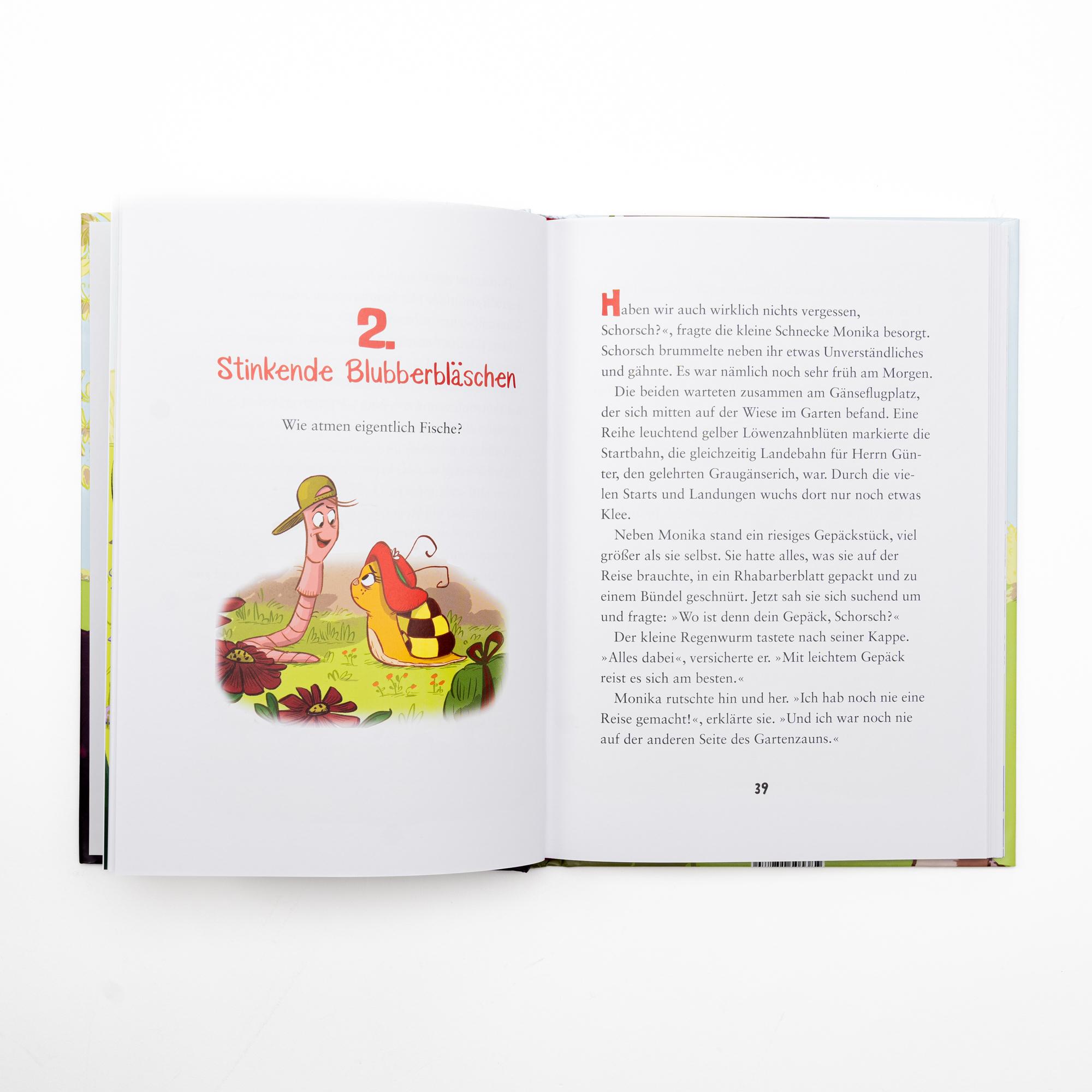 Beispielinhalt (Bild) Die kleine Schnecke Monika Häuschen 2: Warum pupsen Schnecken?