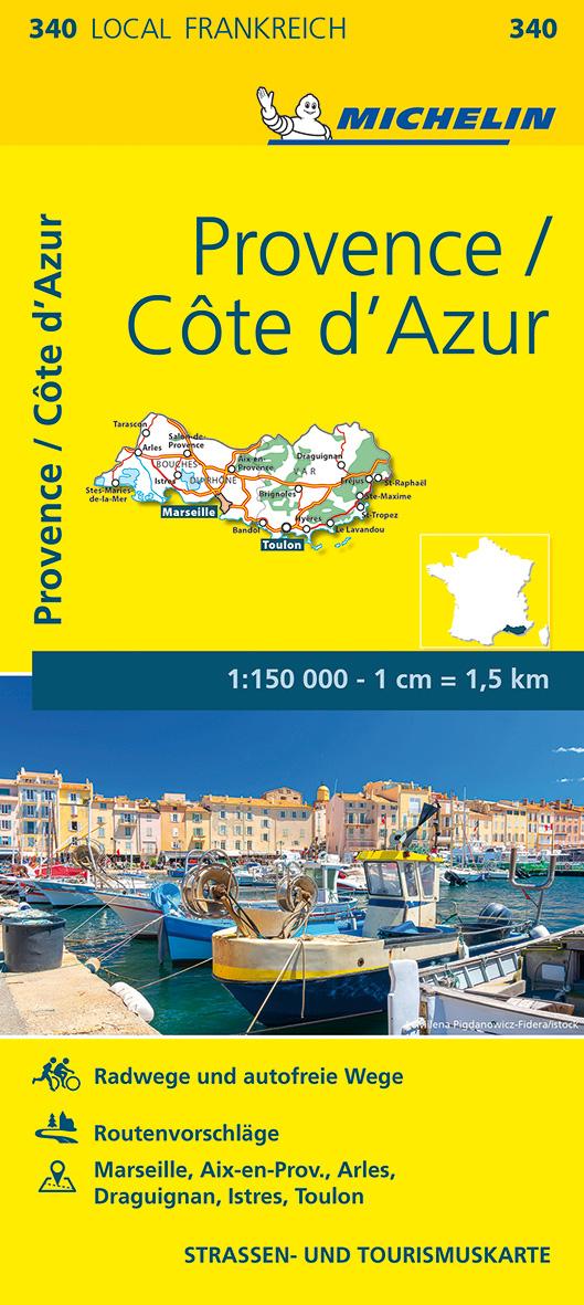 Vorderes Coverbild Michelin Provence - Cote d'Azur