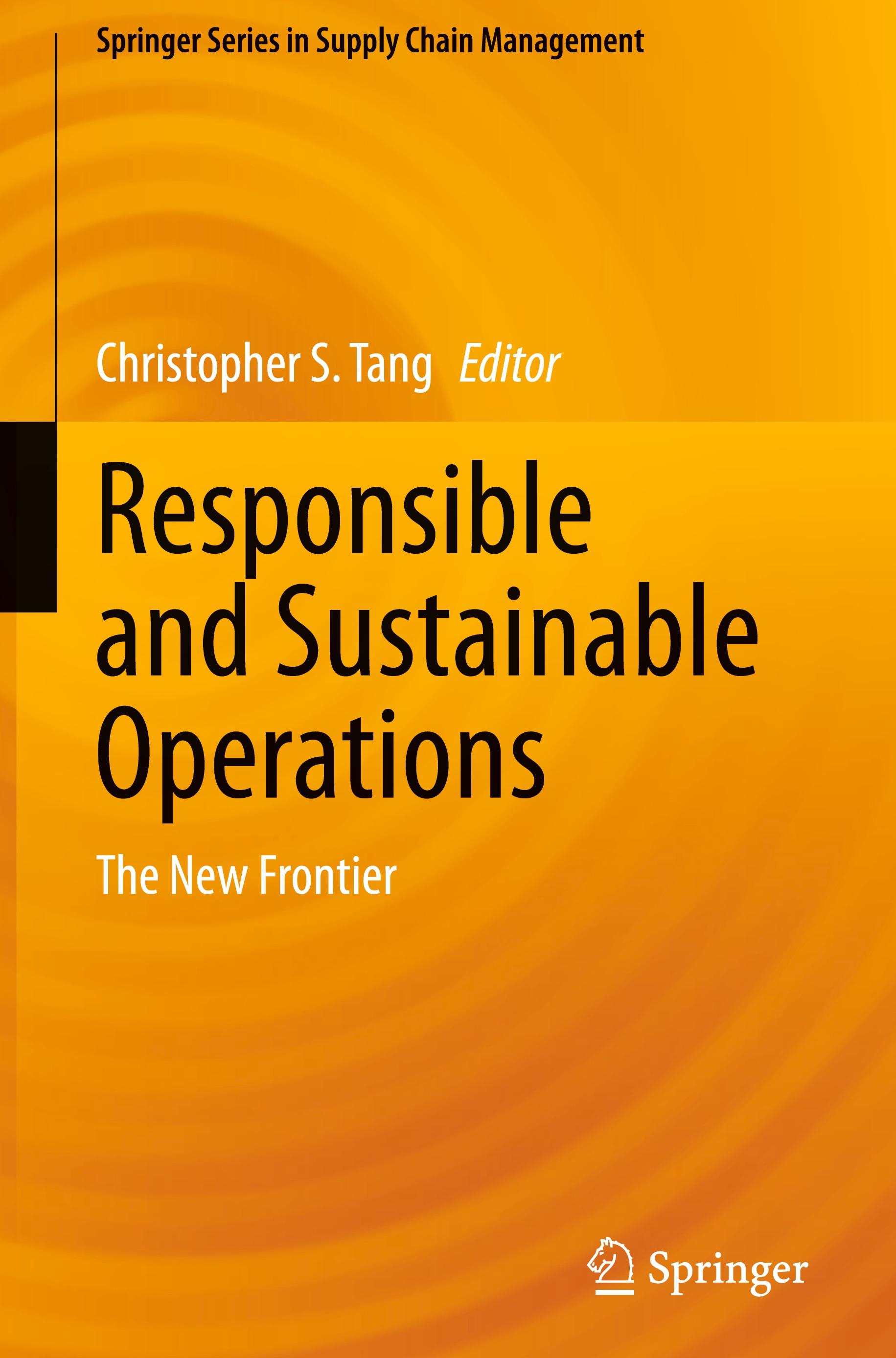 Vorderes Coverbild Responsible and Sustainable Operations