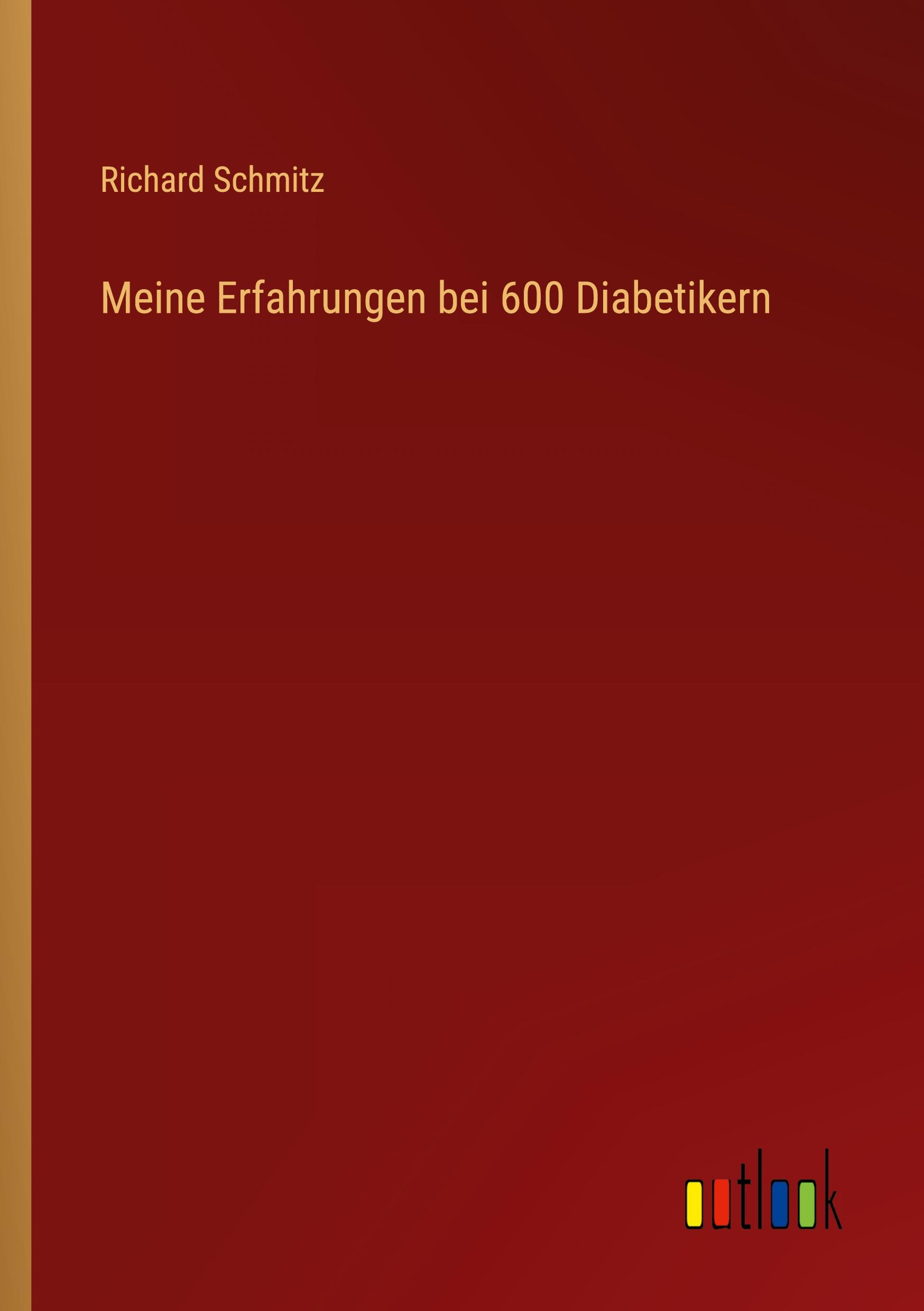 Vorderes Coverbild Meine Erfahrungen bei 600 Diabetikern
