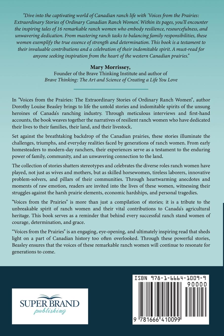 Rückseitencover Voices From the Prairie