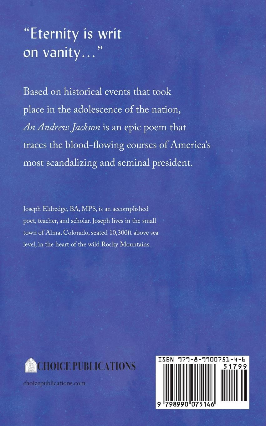 Rückseitencover An Andrew Jackson