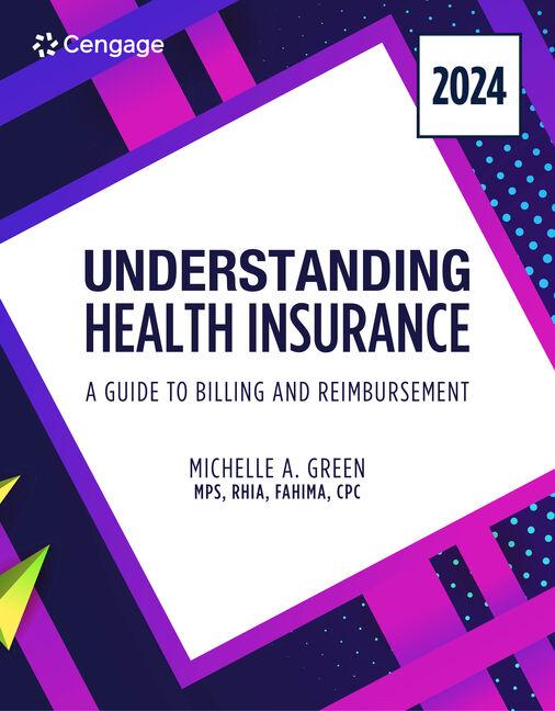 Vorderes Coverbild Understanding Health Insurance: A Guide to Billing and Reimbursement, 2024 Edition