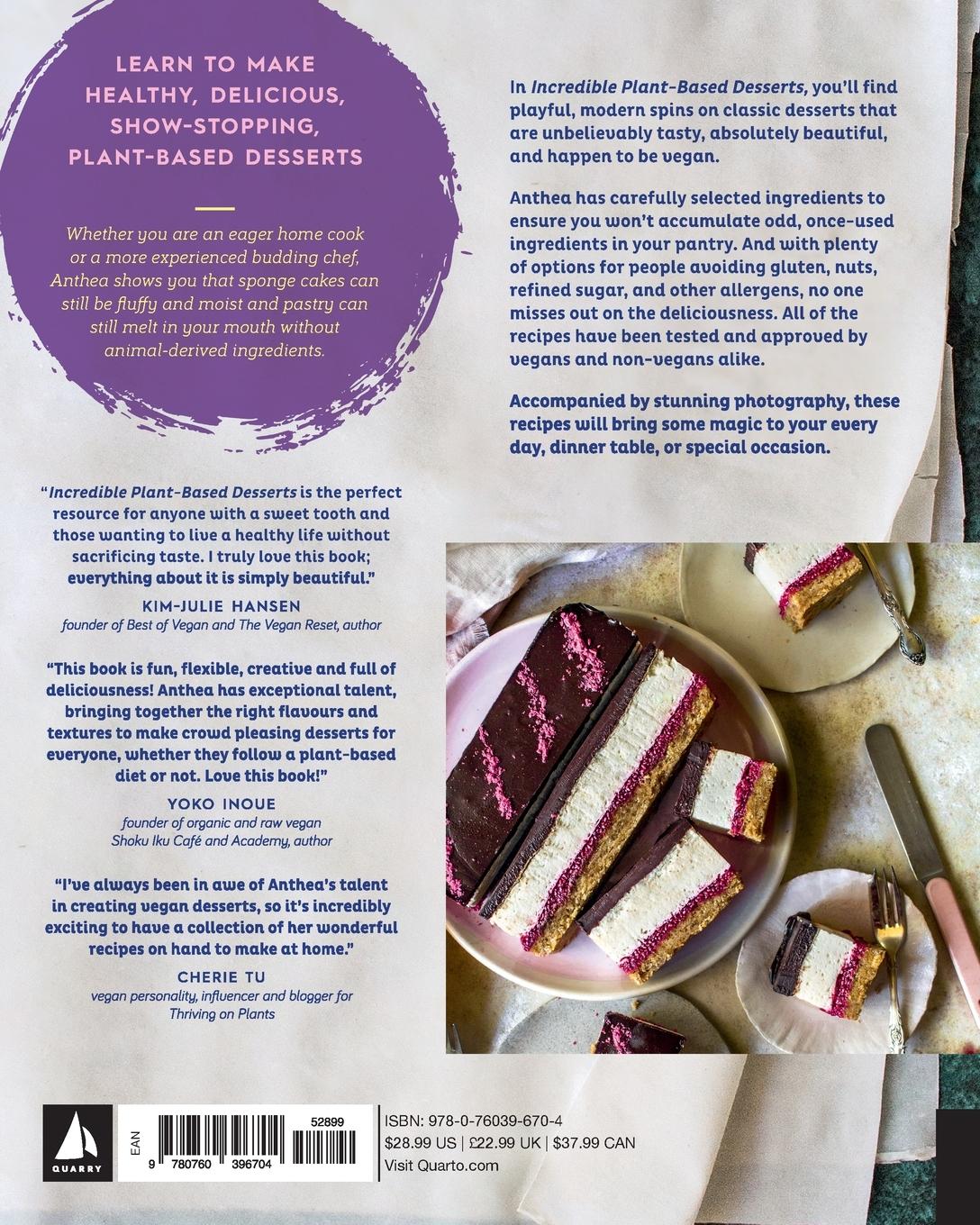 Rückseitencover Incredible Plant-Based Desserts