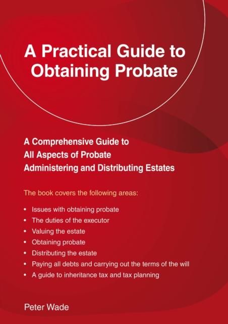 Vorderes Coverbild An Emerald Guide to a Practical Guide to Obtaining Probate