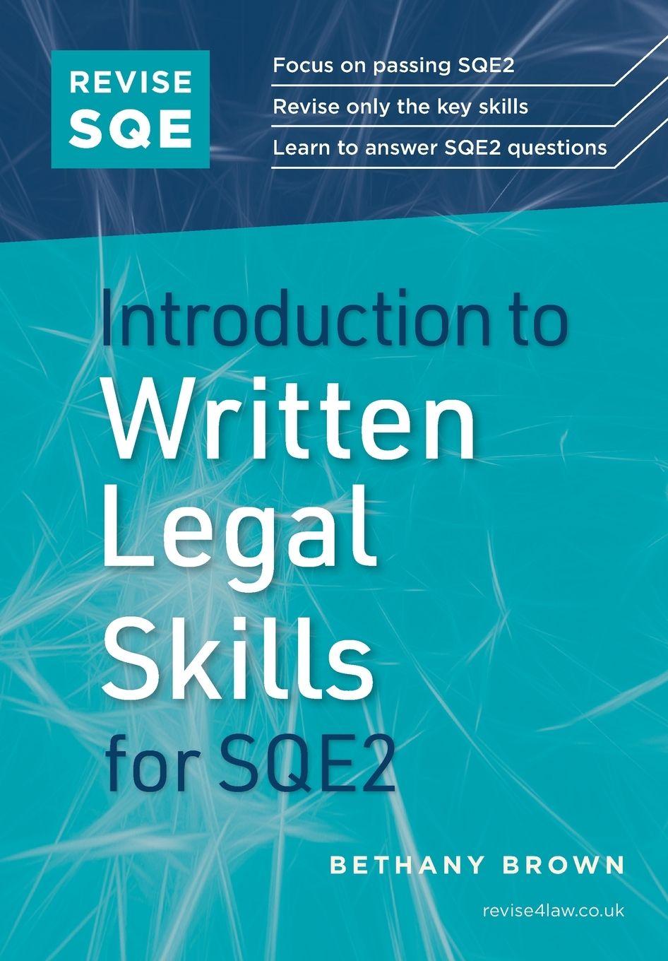 Vorderes Coverbild Revise SQE Introduction to Written Legal Skills for SQE2