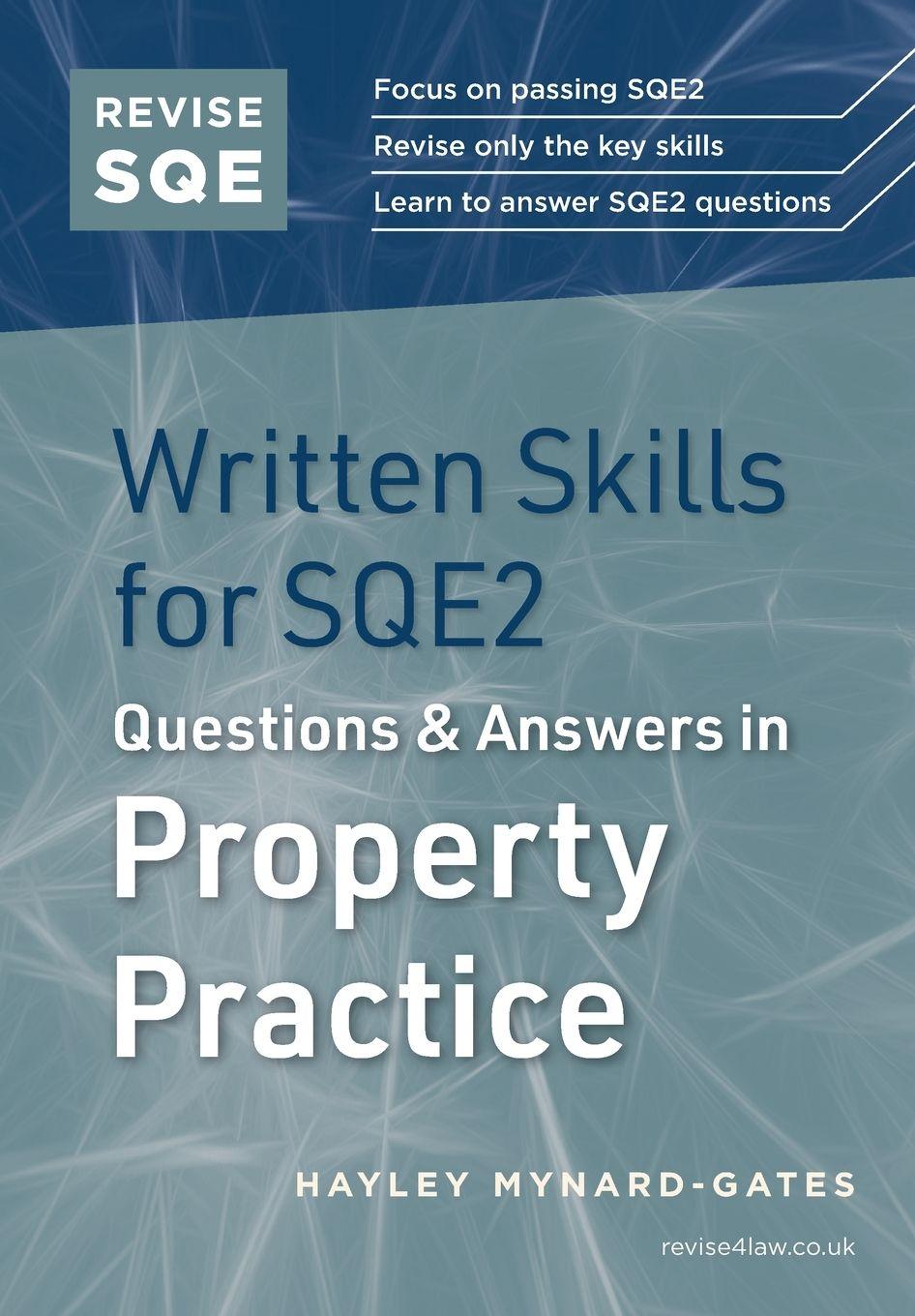 Vorderes Coverbild Revise SQE Written Skills for SQE2