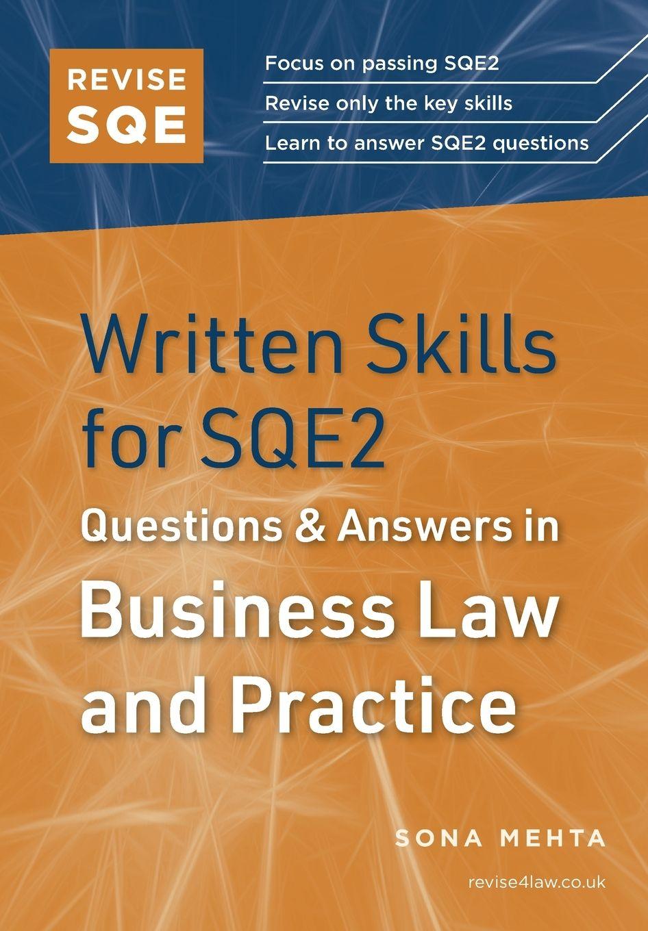 Vorderes Coverbild Revise SQE Written Skills for SQE2