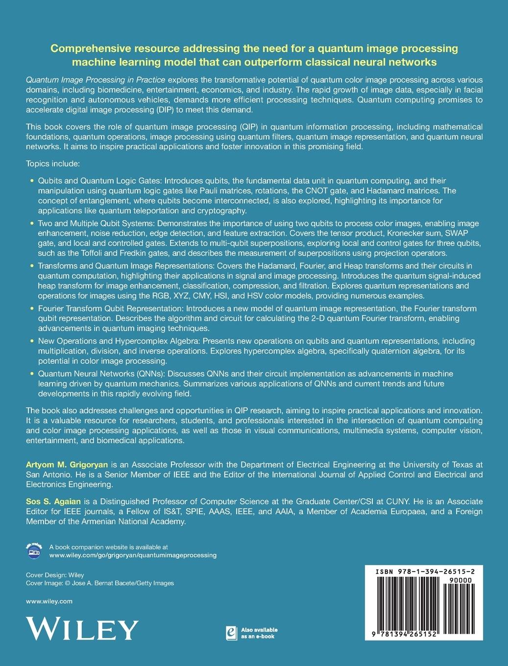 Rückseitencover Quantum Image Processing in Practice