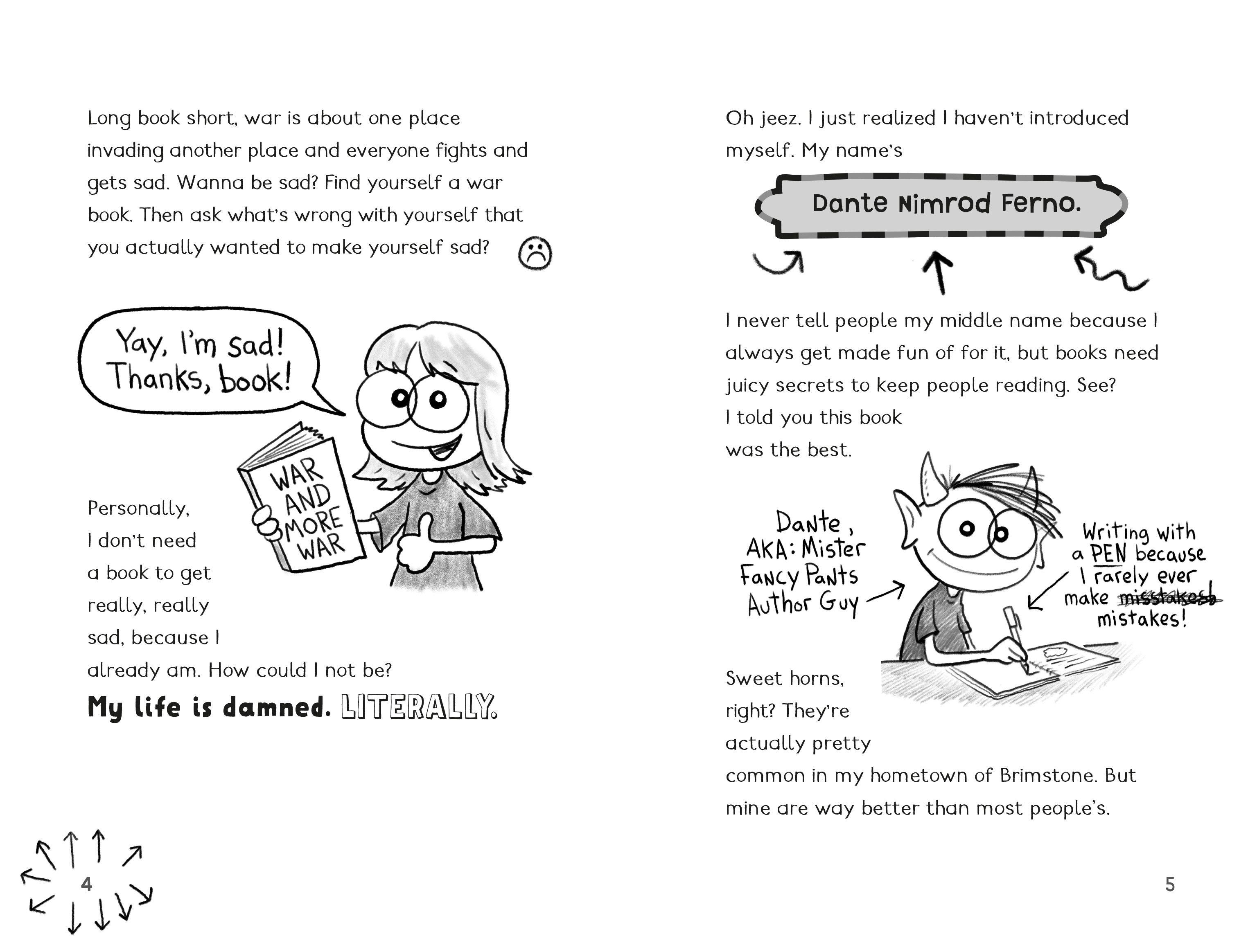 Beispielinhalt (Bild) Dante N. Ferno is NOT a Loser