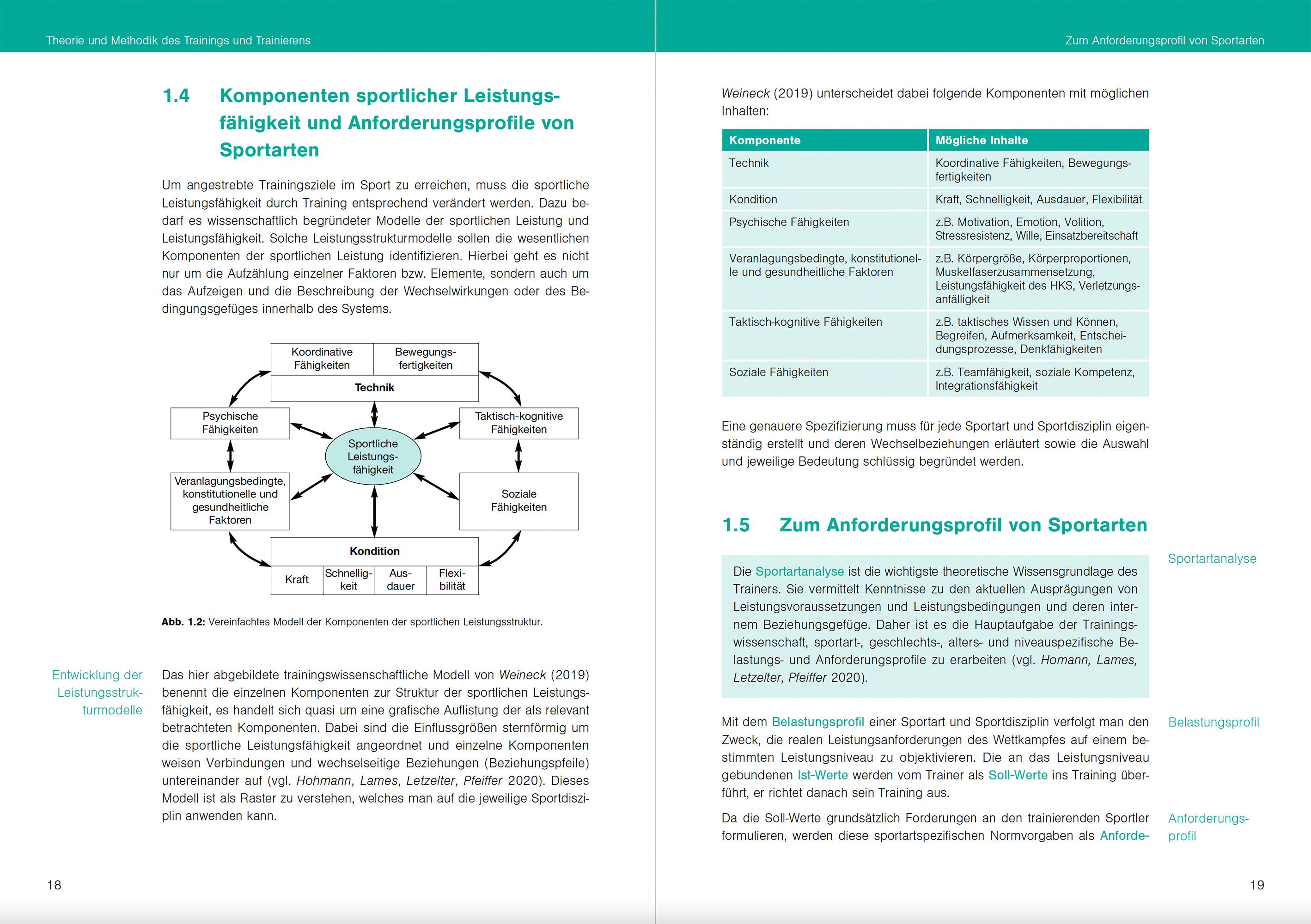 Beispielinhalt (Bild) Optimales Sportwissen