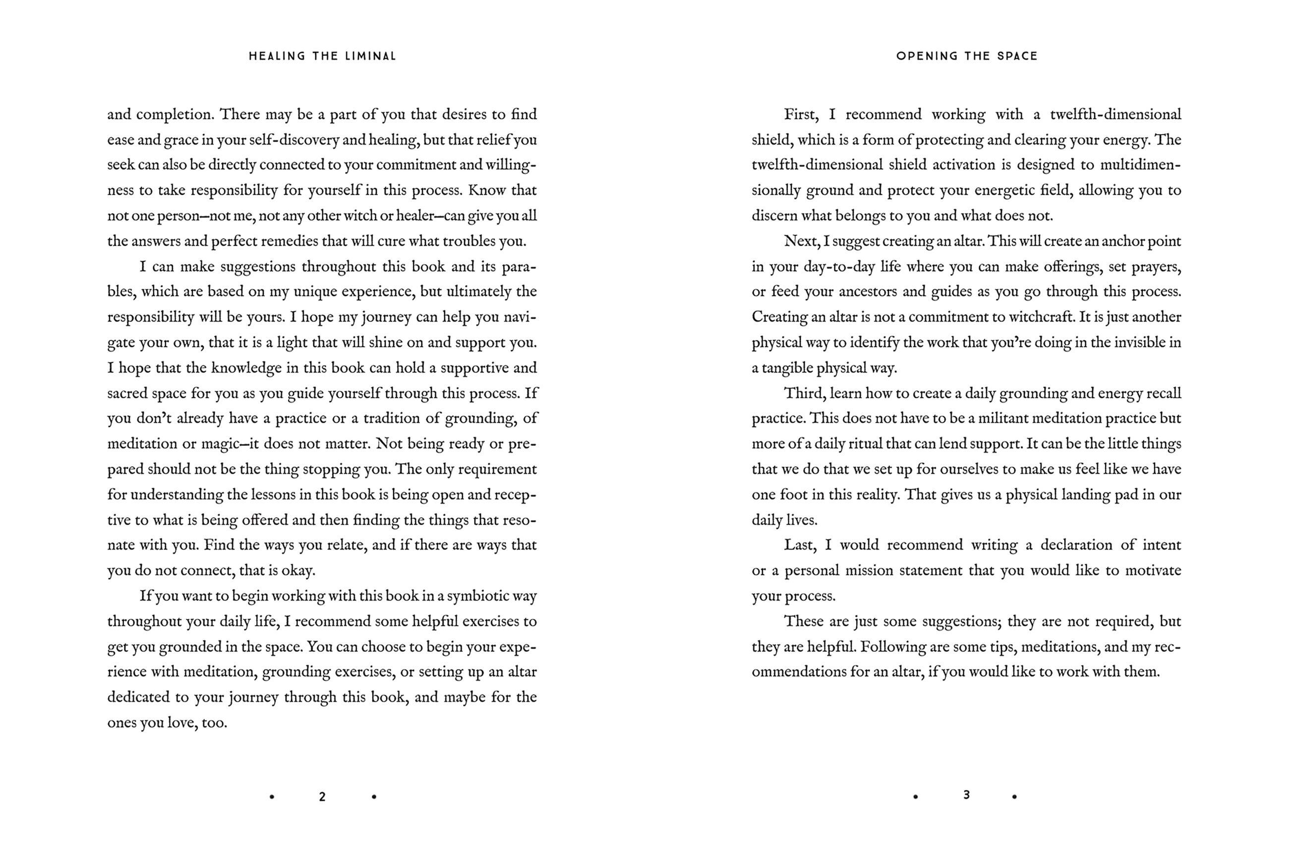 Beispielinhalt (Bild) Healing the Liminal