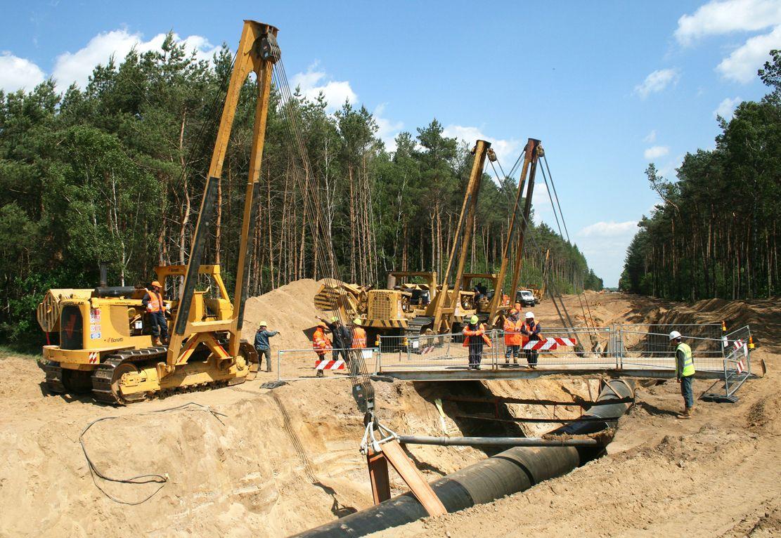Beispielinhalt (Bild) Der Bau einer Erdgas-Pipeline