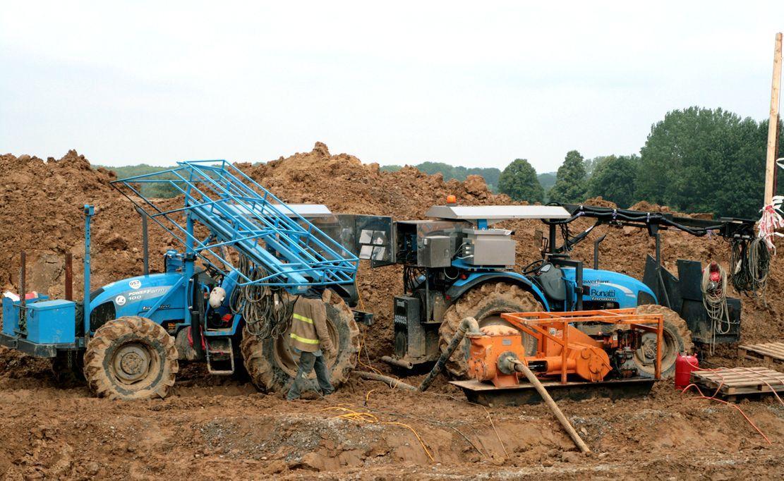 Beispielinhalt (Bild) Der Bau einer Erdgas-Pipeline