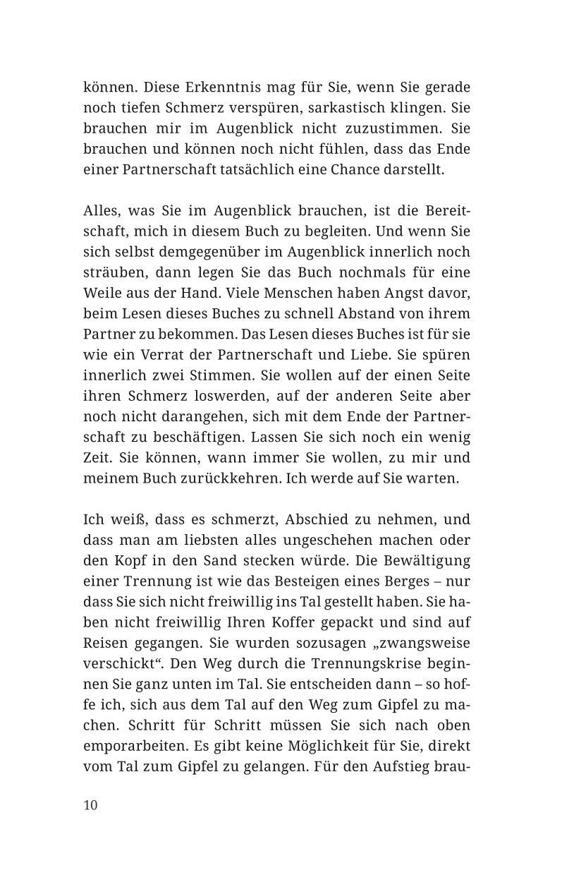 Beispielinhalt (Bild) Wenn der Partner geht