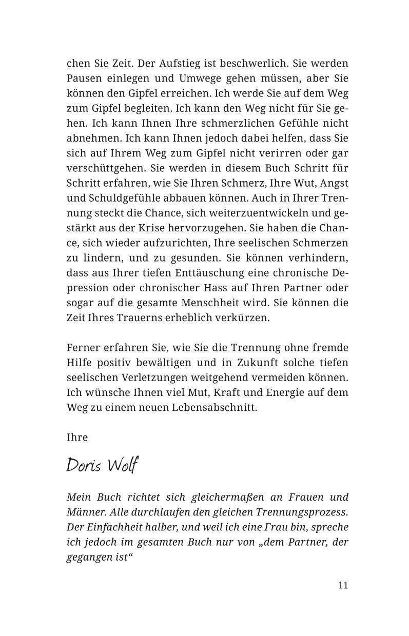 Beispielinhalt (Bild) Wenn der Partner geht