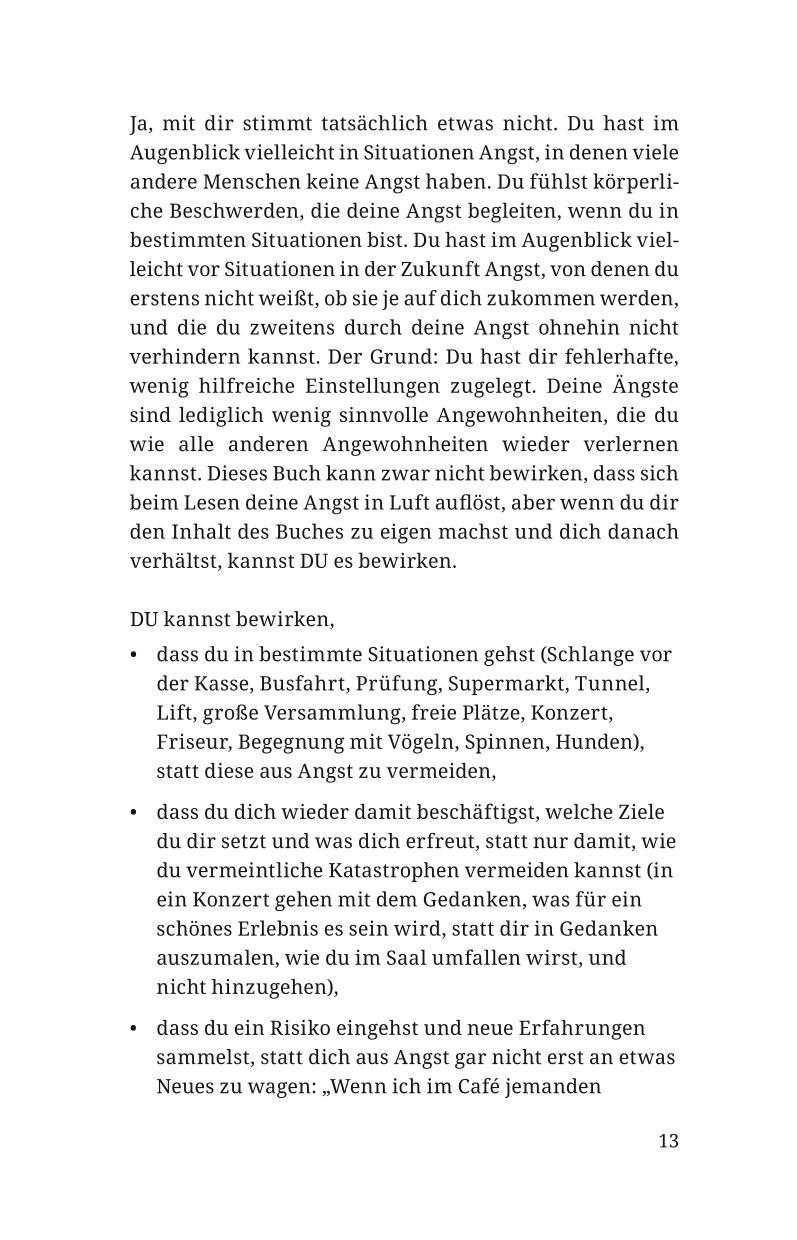 Beispielinhalt (Bild) Ängste verstehen und überwinden