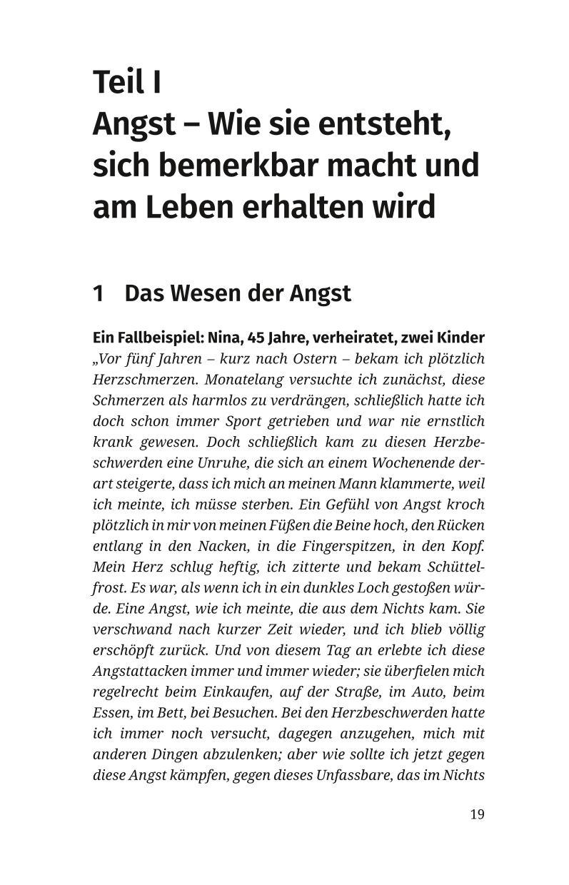 Beispielinhalt (Bild) Ängste verstehen und überwinden