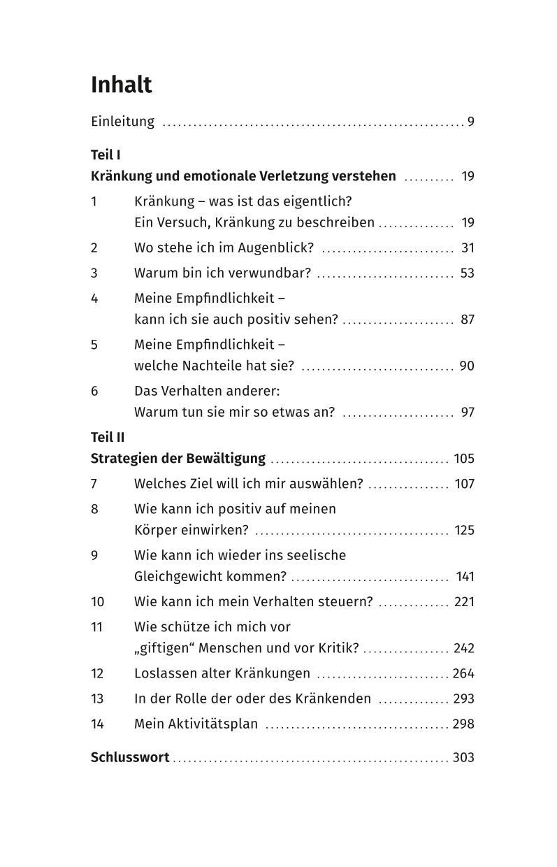 Beispielinhalt (Bild) Ab heute kränkt mich niemand mehr