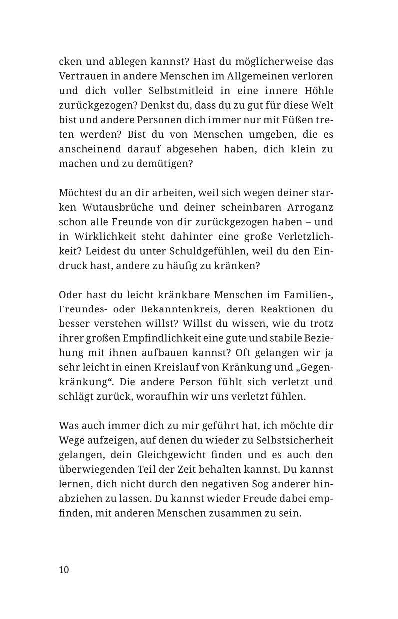 Beispielinhalt (Bild) Ab heute kränkt mich niemand mehr