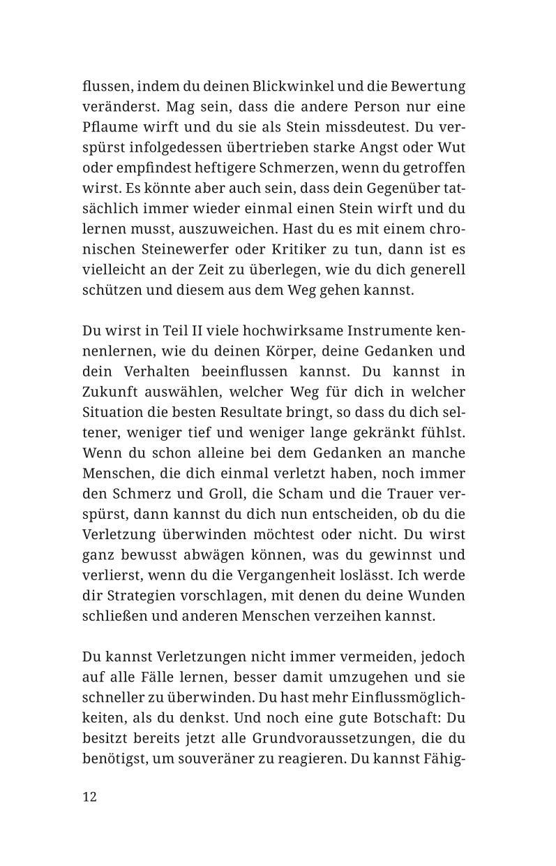 Beispielinhalt (Bild) Ab heute kränkt mich niemand mehr