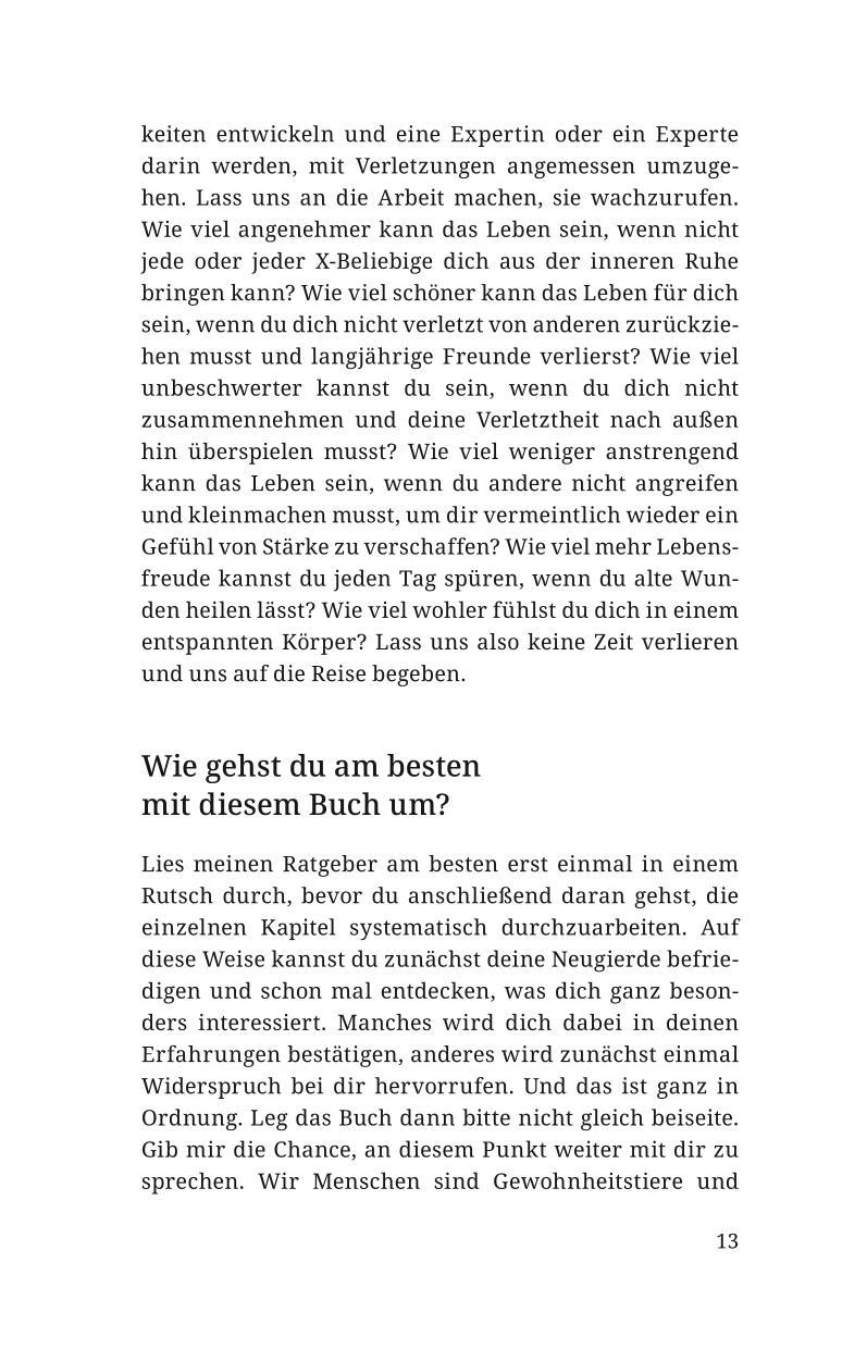 Beispielinhalt (Bild) Ab heute kränkt mich niemand mehr