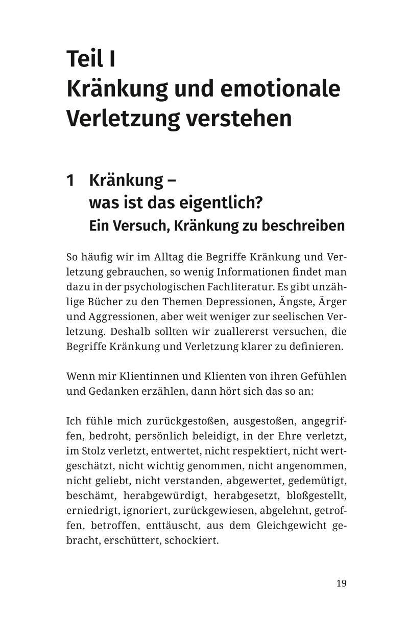 Beispielinhalt (Bild) Ab heute kränkt mich niemand mehr