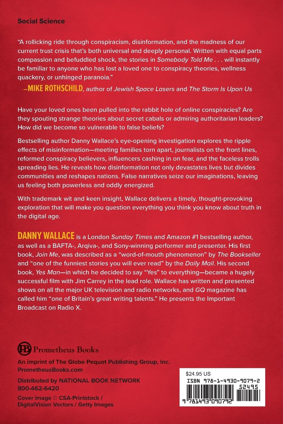 Rückseitencover Somebody Told Me...