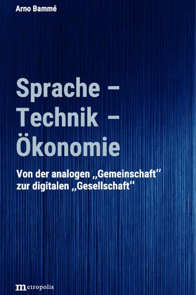 Vorderes Coverbild Sprache - Technik - Ökonomie