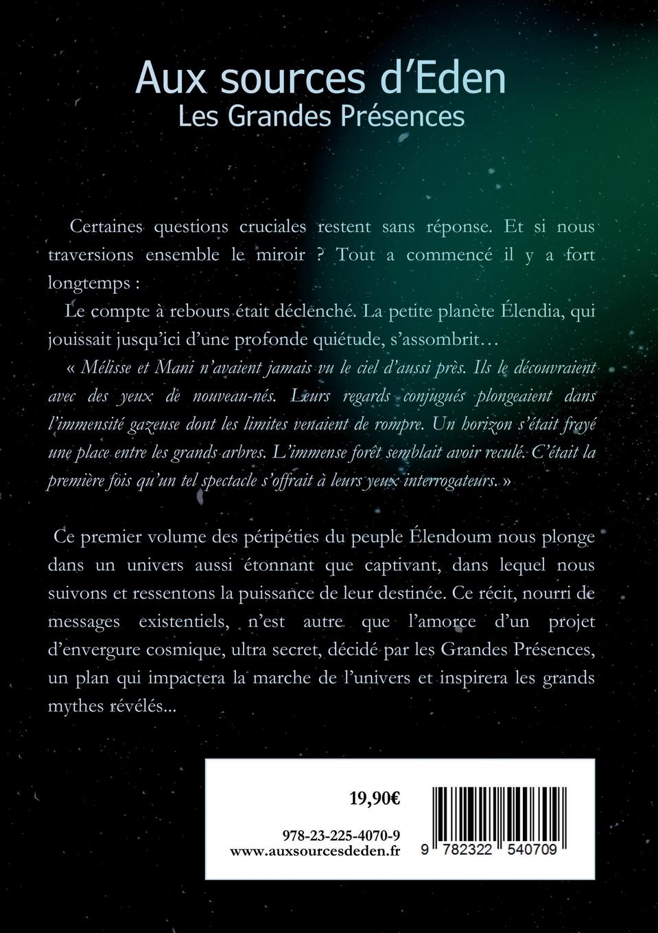 Rückseitencover Aux Sources d'Eden
