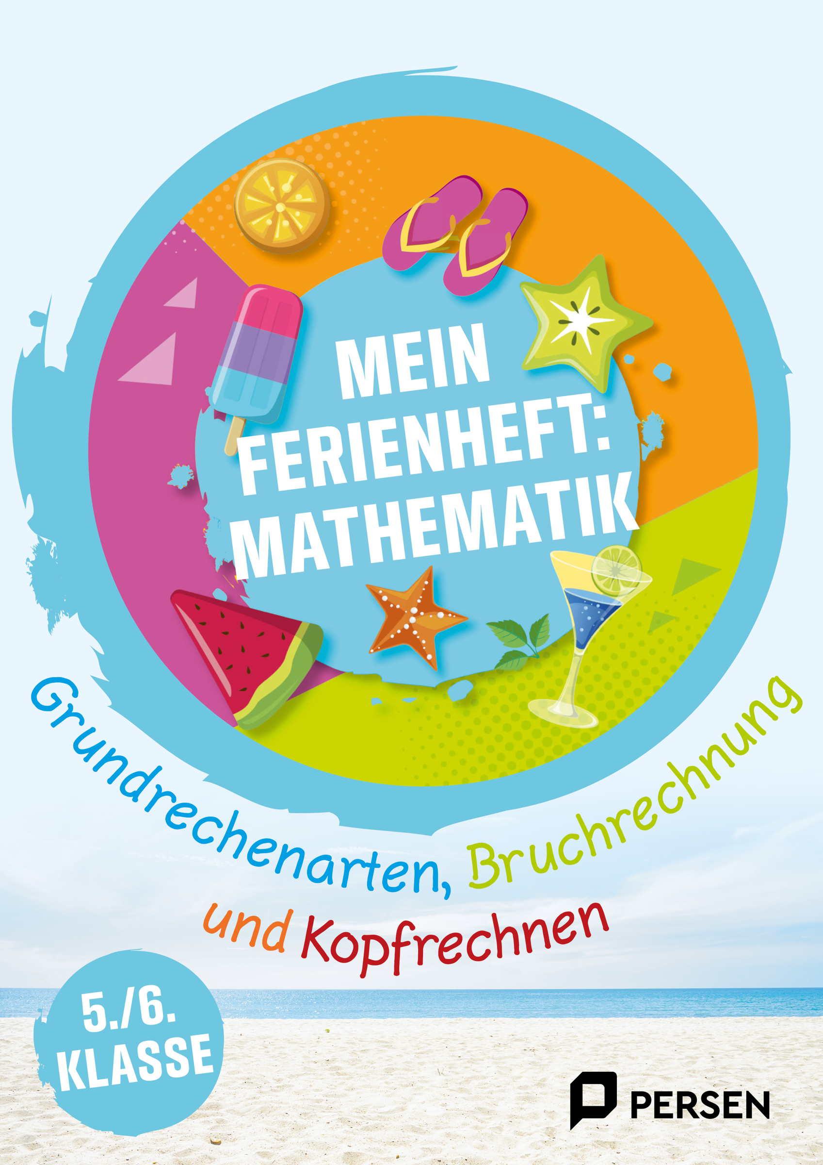 Vorderes Coverbild Mein Ferienheft: Mathe 5. und 6. Klasse