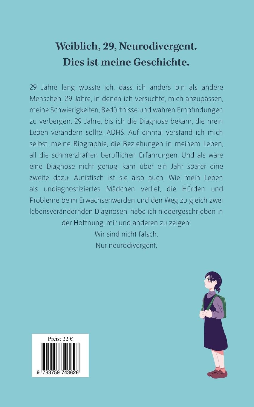 Rückseitencover Nicht falsch, nur neurodivergent