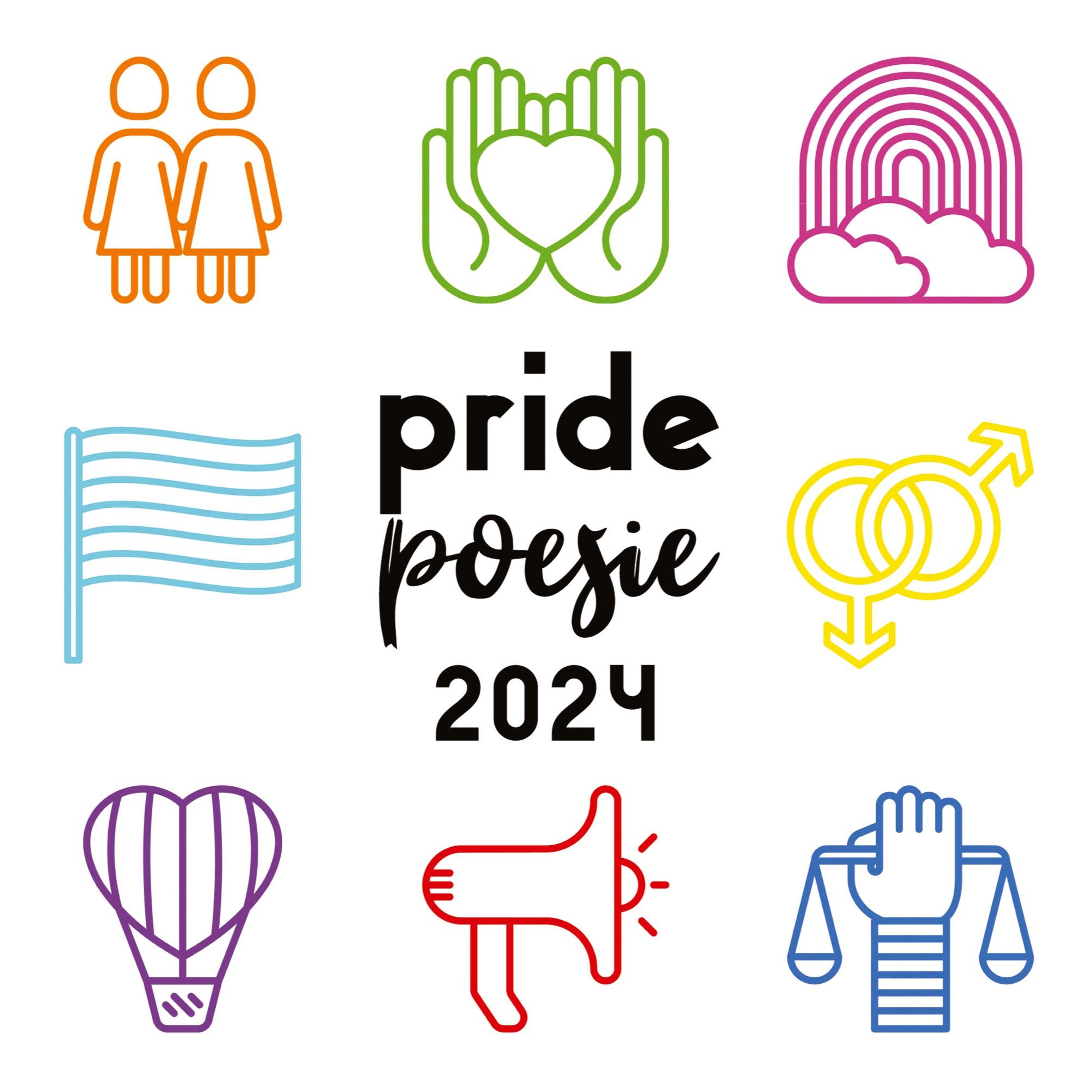 Vorderes Coverbild Pride-Poesie 2024