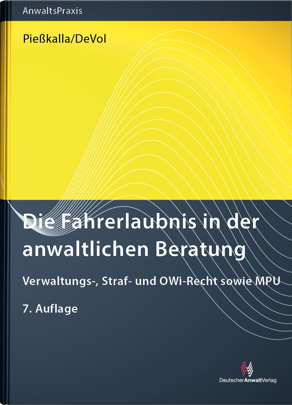 Vorderes Coverbild Die Fahrerlaubnis in der anwaltlichen Beratung